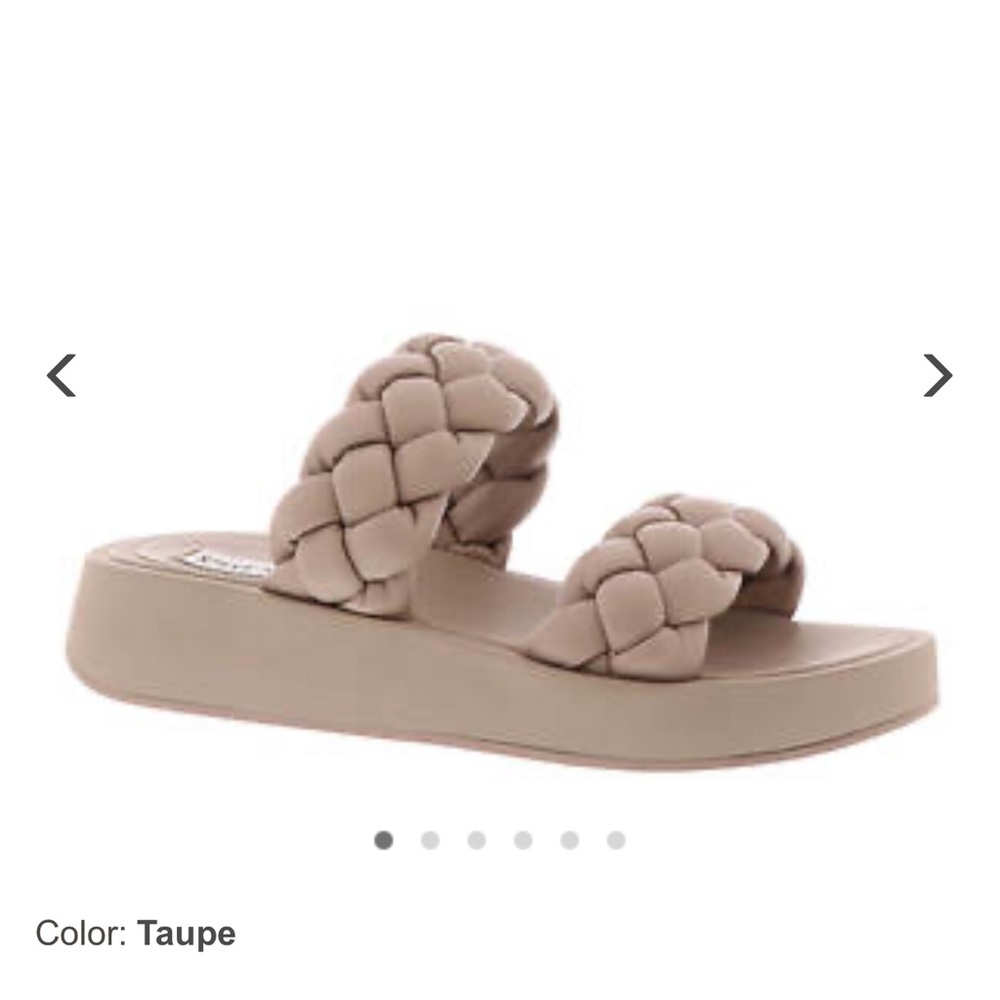 Steve Madden taupe new Faux leather upper size 9